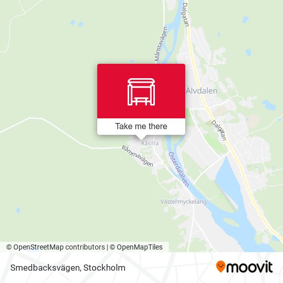 Smedbacksvägen map