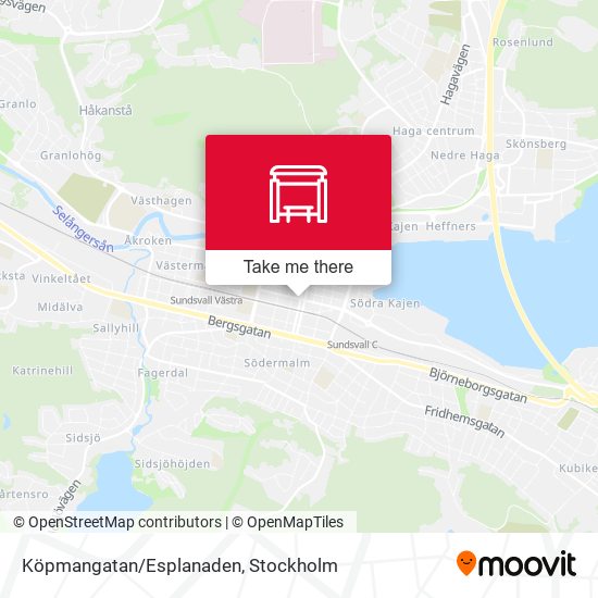 Köpmangatan/Esplanaden map
