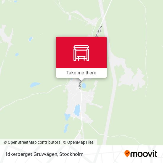 Idkerberget Gruvvägen map
