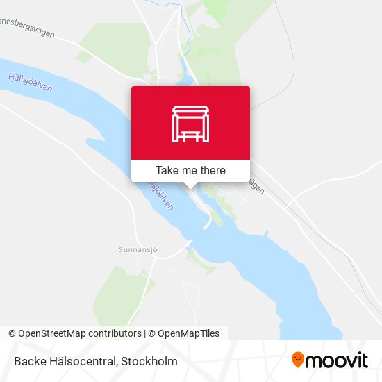 Backe Hälsocentral map