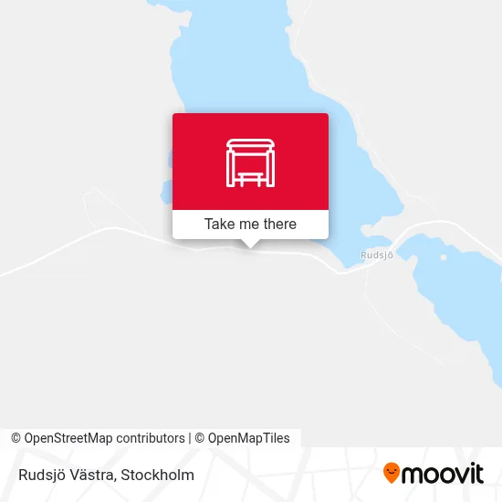 Rudsjö Västra map