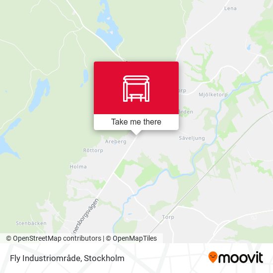 Fly Industriområde map