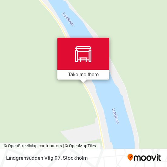Lindgrensudden Väg 97 map