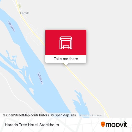 Harads Tree Hotel map