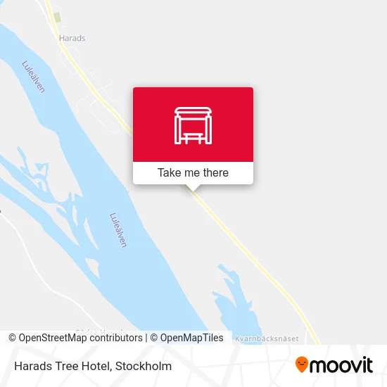 Harads Tree Hotel map