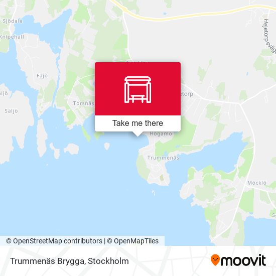 Trummenäs Brygga map