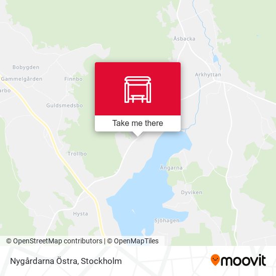 Nygårdarna Östra map