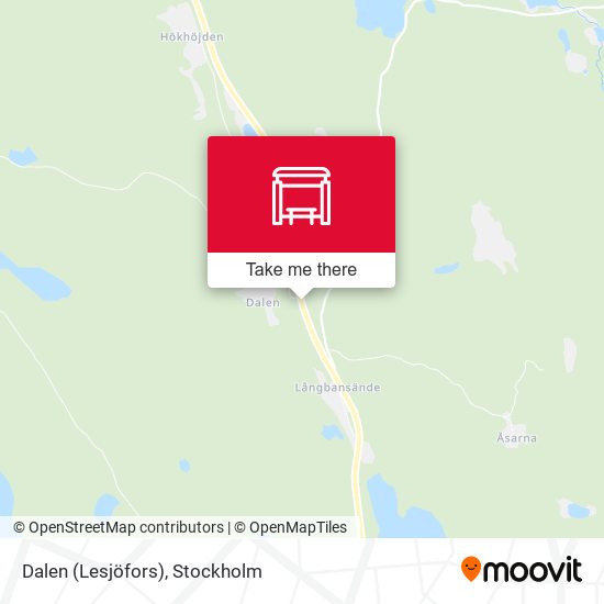 Dalen (Lesjöfors) map