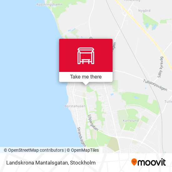 Landskrona Mantalsgatan map