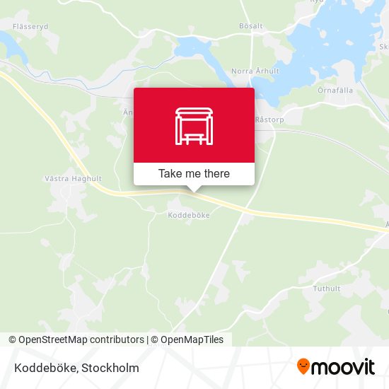 Koddeböke map