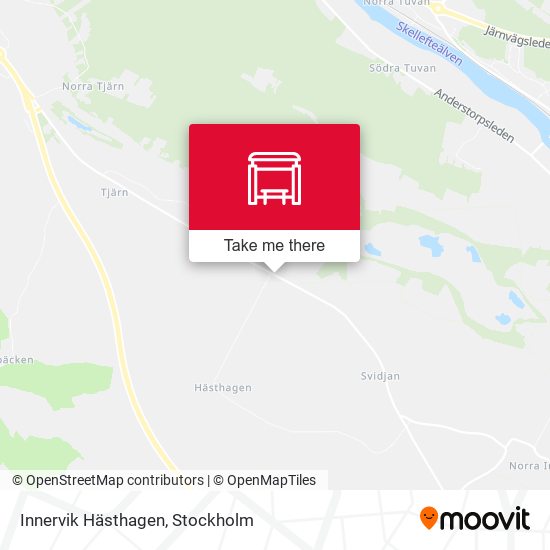 Innervik Hästhagen map