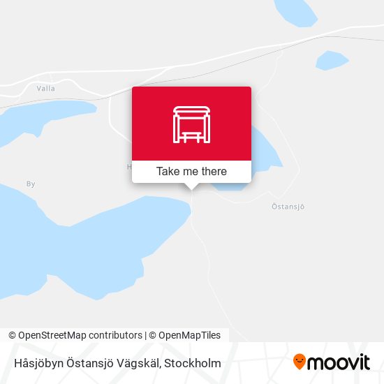 Håsjöbyn Östansjö Vägskäl map