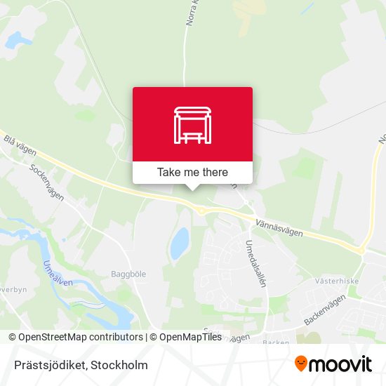Prästsjödiket map