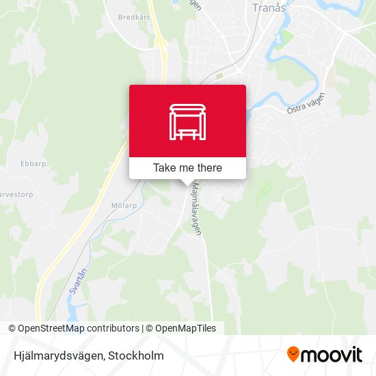 Hjälmarydsvägen map