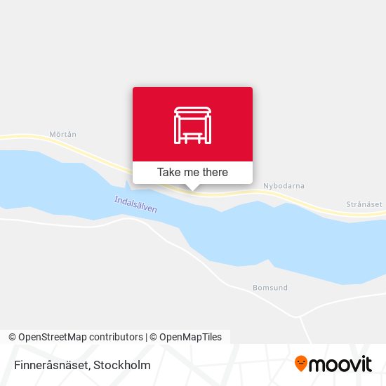 Finneråsnäset map