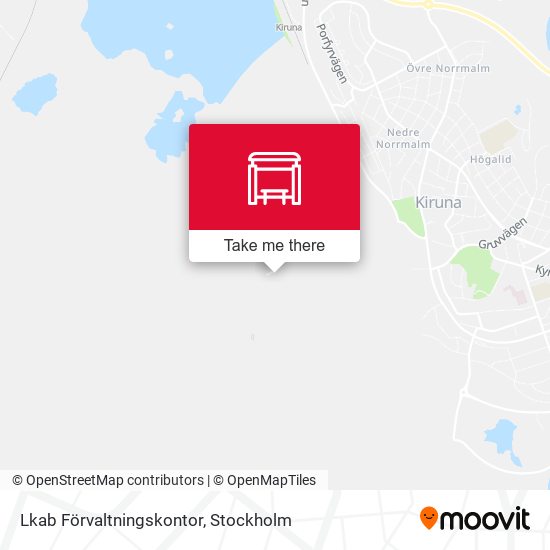 Lkab Förvaltningskontor map