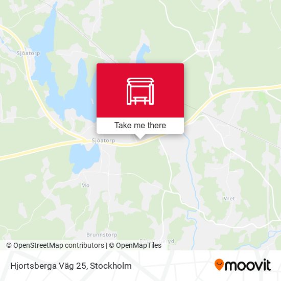 Hjortsberga Väg 25 map