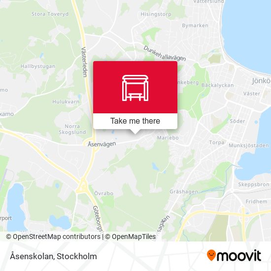 Åsenskolan map