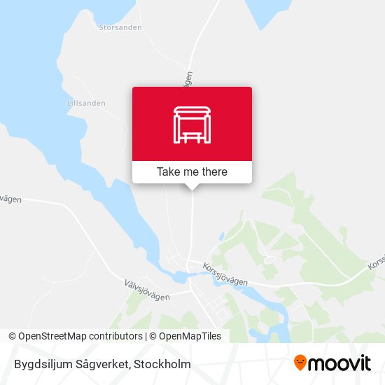 Bygdsiljum Sågverket map
