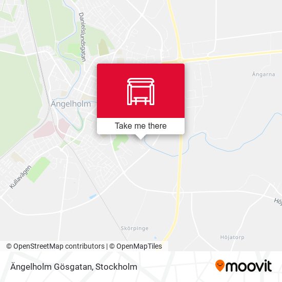 Ängelholm Gösgatan map