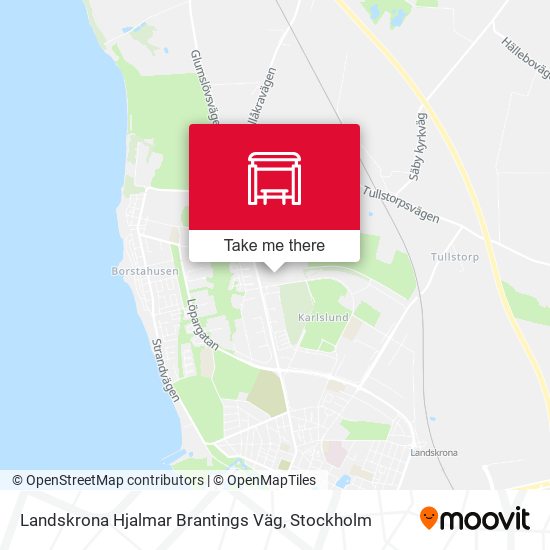 Landskrona Hjalmar Brantings Väg map