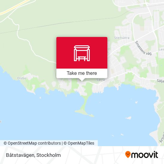 Båtstavägen map