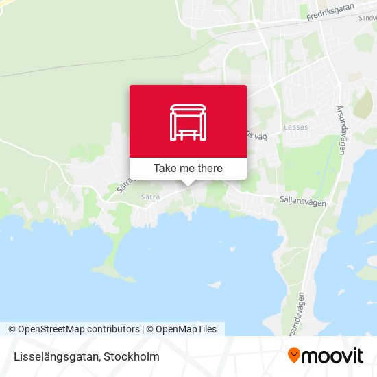 Lisselängsgatan map