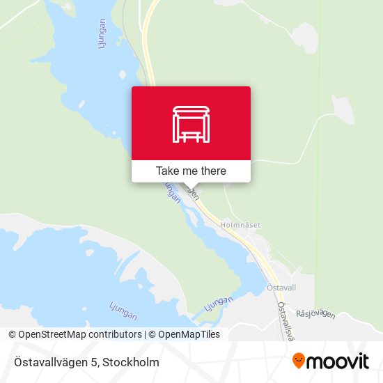 Östavallvägen 5 map