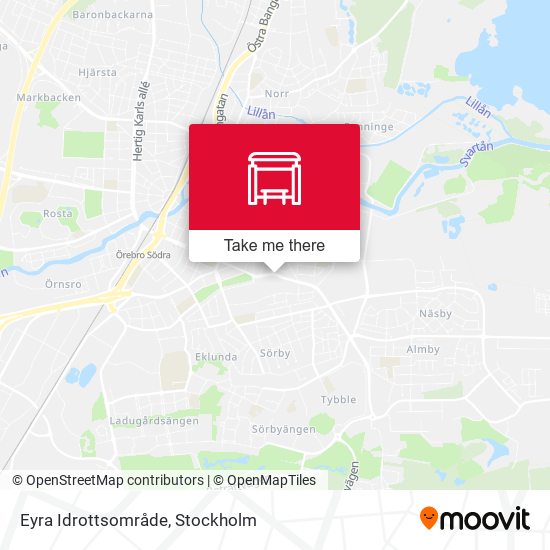 Eyra Idrottsområde map