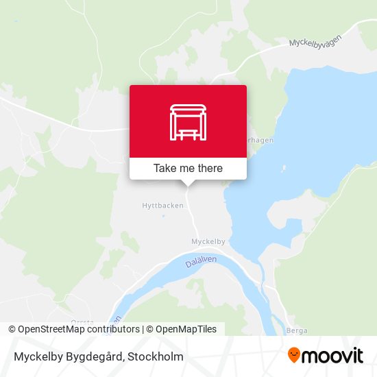 Myckelby Bygdegård map
