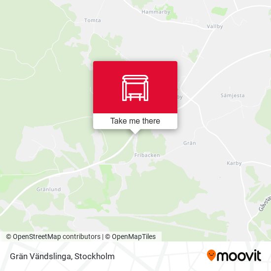 Grän Vändslinga map