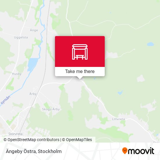 Ängeby Östra map
