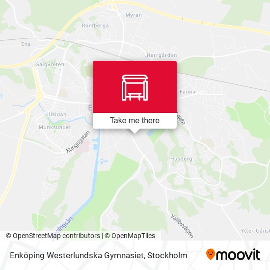 Enköping Westerlundska Gymnasiet map