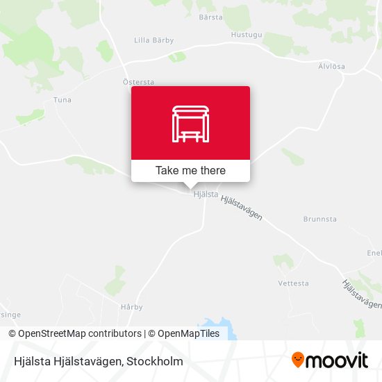 Hjälsta Hjälstavägen map