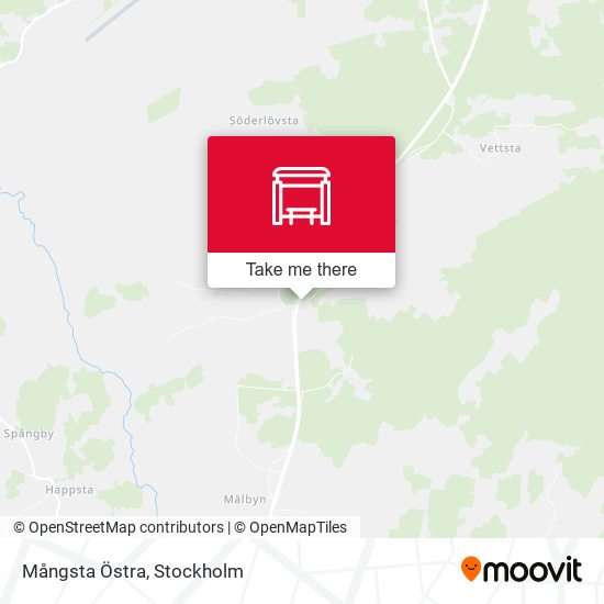 Mångsta Östra map