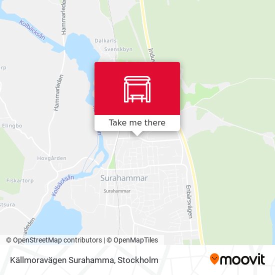 Källmoravägen Surahamma map