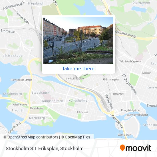 Stockholm S:T Eriksplan map