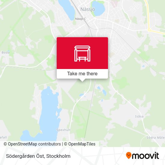 Södergården Öst map