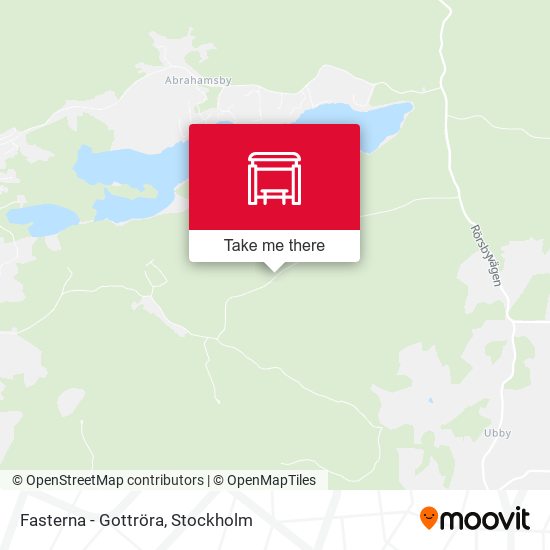 Fasterna - Gottröra map