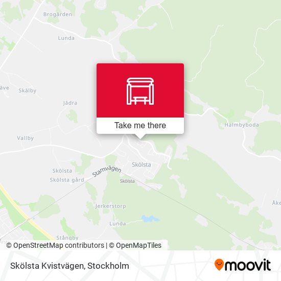 Skölsta Kvistvägen map
