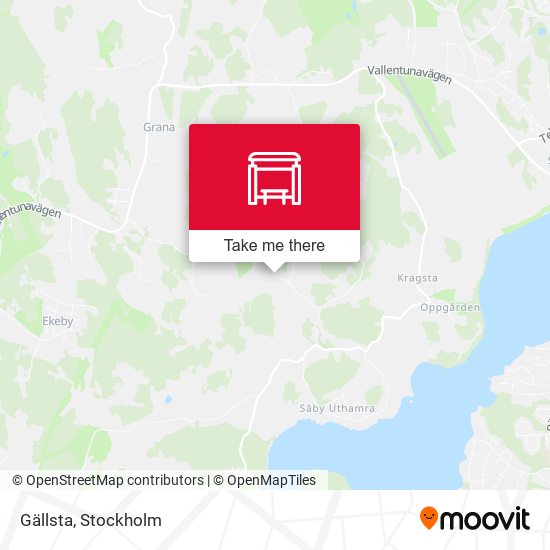 Gällsta map