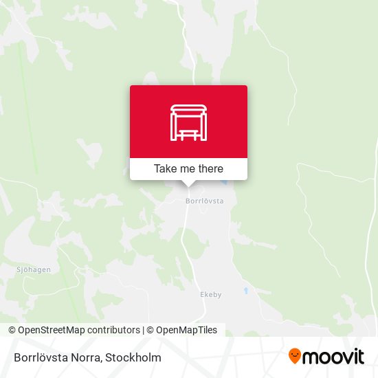 Borrlövsta Norra map