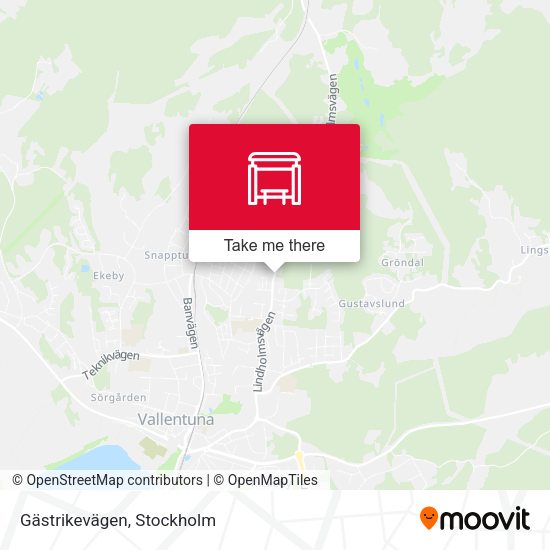 Gästrikevägen map
