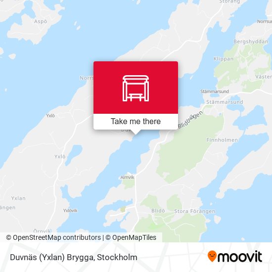 Duvnäs (Yxlan) Brygga map