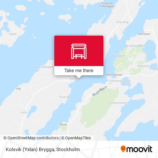 Kolsvik (Yxlan) Brygga map
