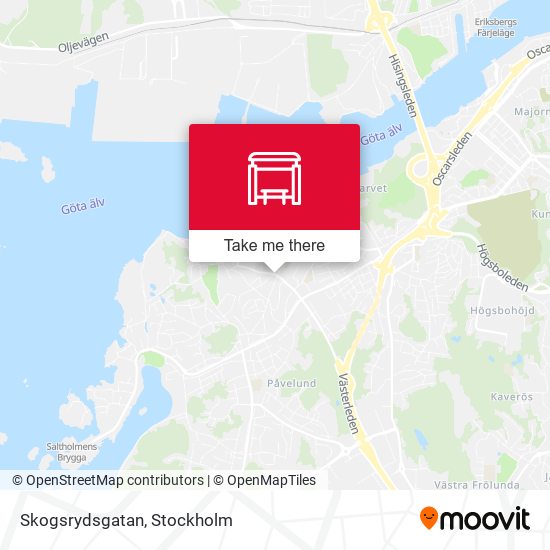 Skogsrydsgatan map