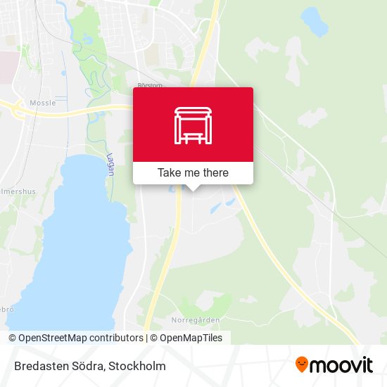 Bredasten Södra map