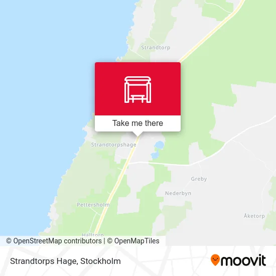 Strandtorps Hage map