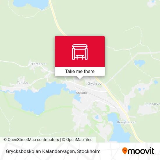 Grycksboskolan Kalandervägen map