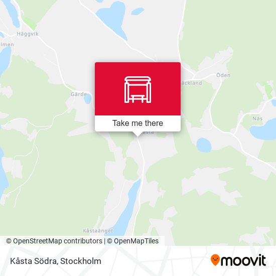 Kåsta Södra map